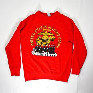 Vintage United States Marines The Gallant Breed Crewneck Sweatshirt - L